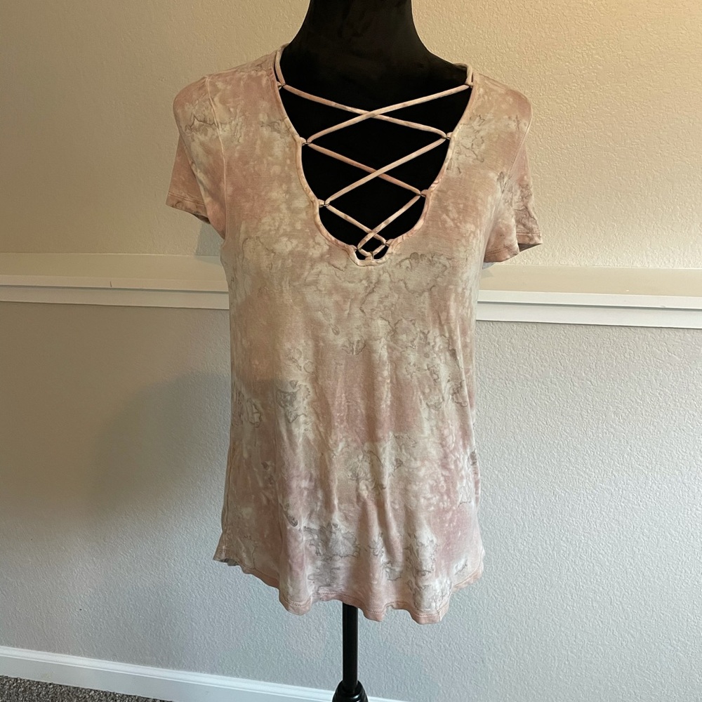 American Eagle Soft & Sexy Tie Dye Top